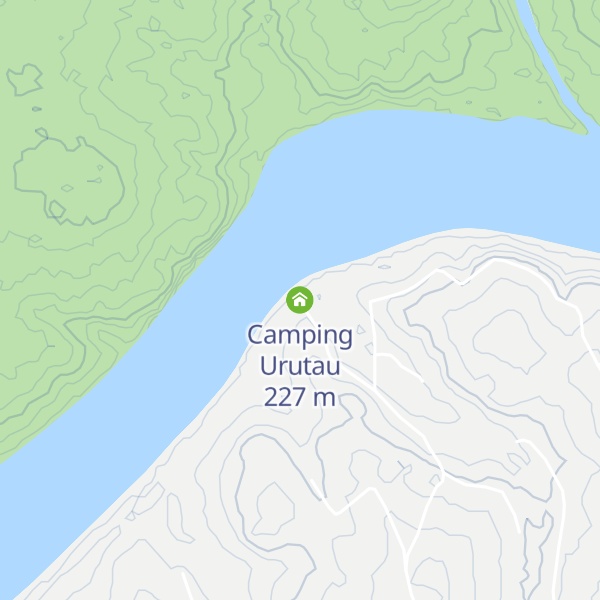 Map of Camping Urutau