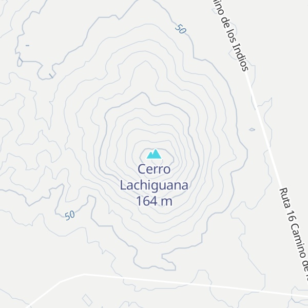 Map of Cerro Lachiguana