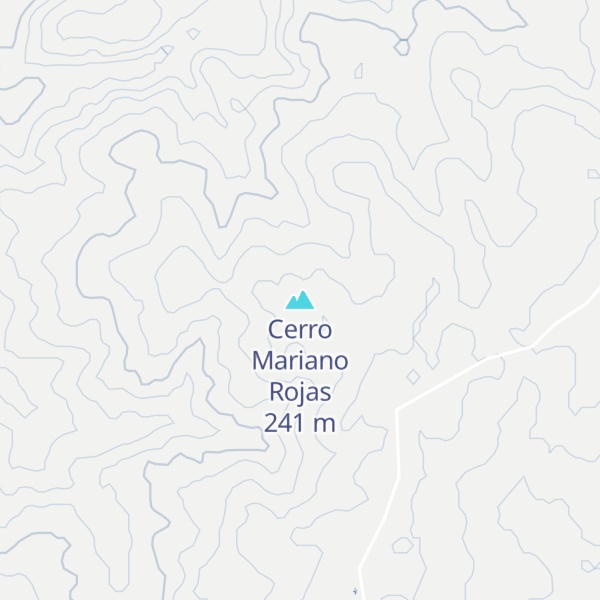 Map of Cerro Mariano Rojas