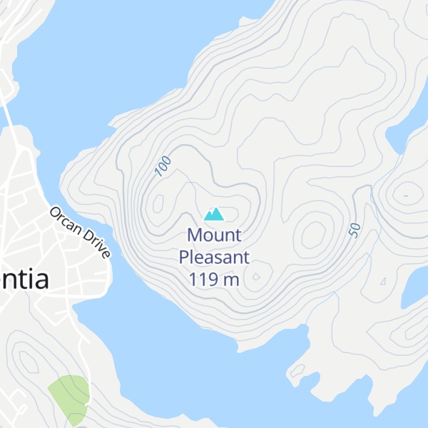 Map of Mount Pleasant