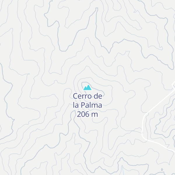 Map of Cerro de la Palma
