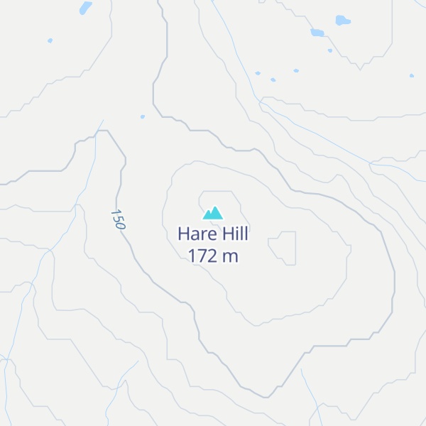 Map of Hare Hill