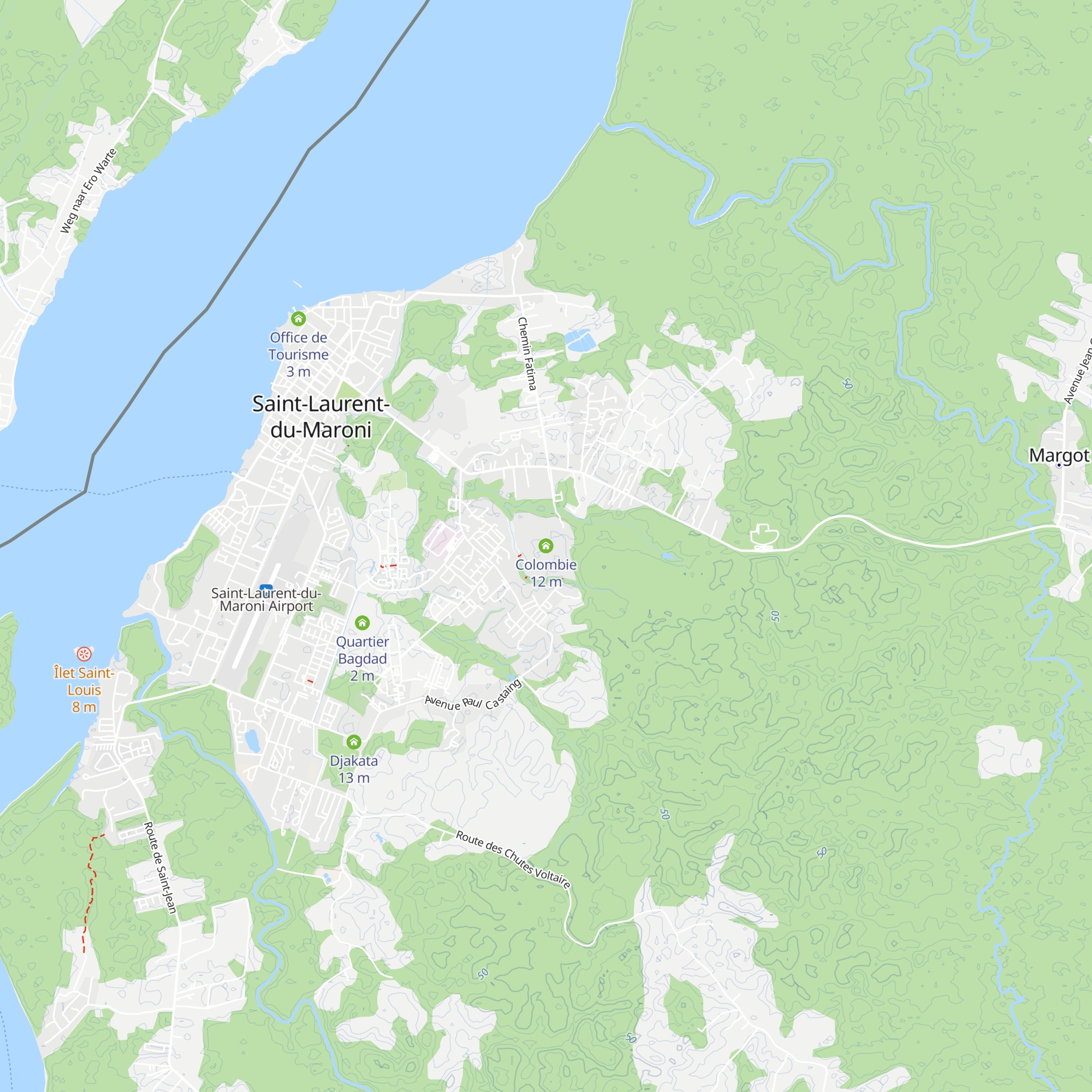 Colombie map