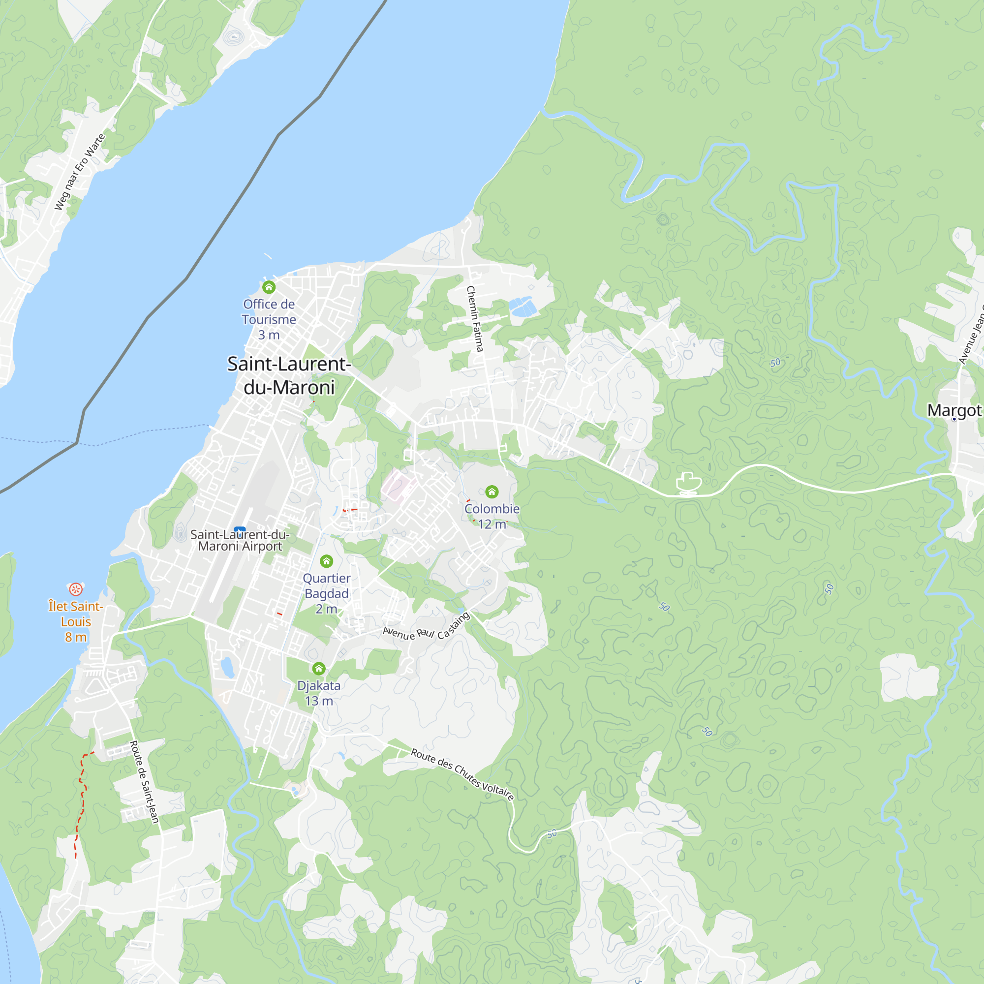 Colombie map
