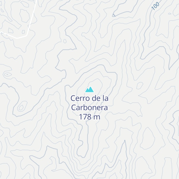 Map of Cerro de la Carbonera