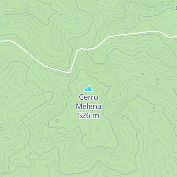 Map of Cerro Melena
