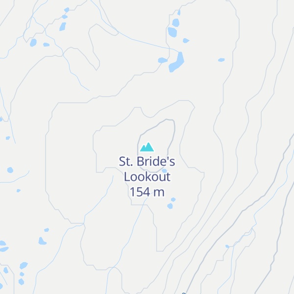 Map of St. Bride's Lookout