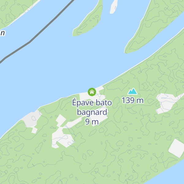 Map of Épave bato bagnard