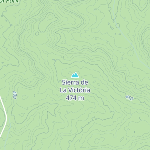 Map of Sierra de La Victória