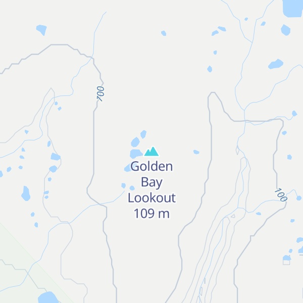 Map of Golden Bay Lookout