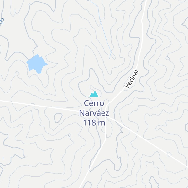 Map of Cerro Narváez