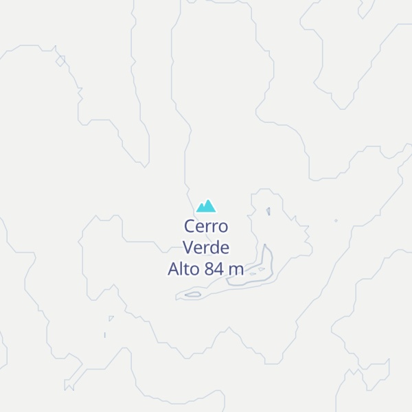 Map of Cerro Verde Alto