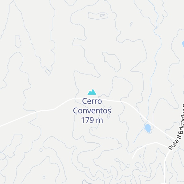 Map of Cerro Conventos
