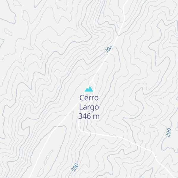 Map of Cerro Largo