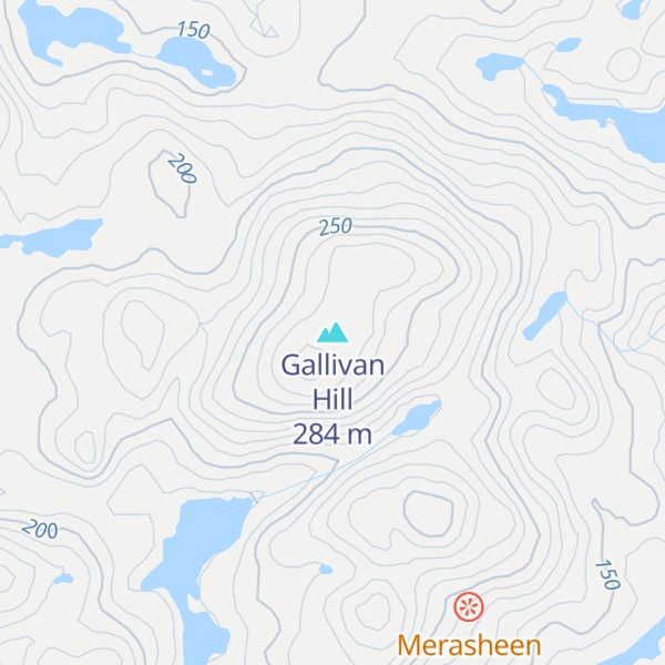 Map of Gallivan Hill