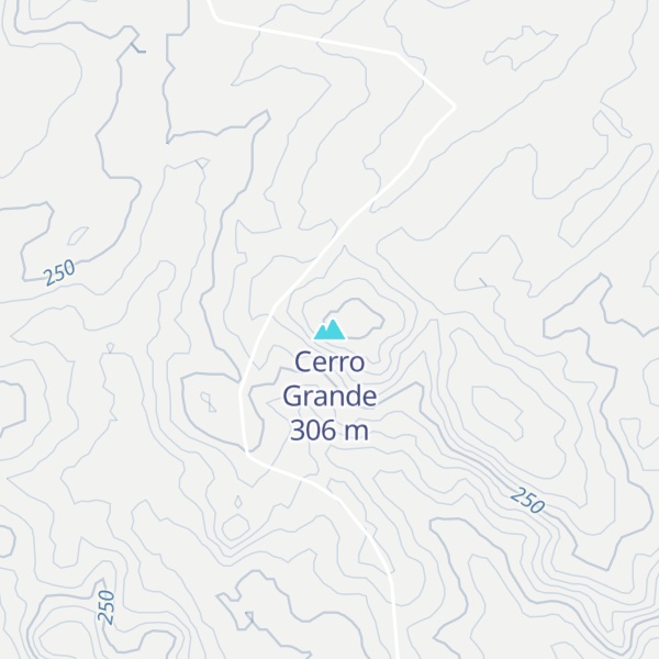 Map of Cerro Grande