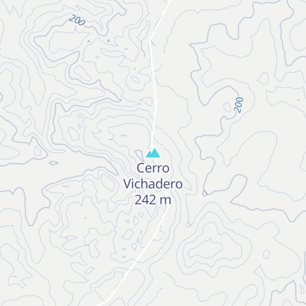 Map of Cerro Vichadero