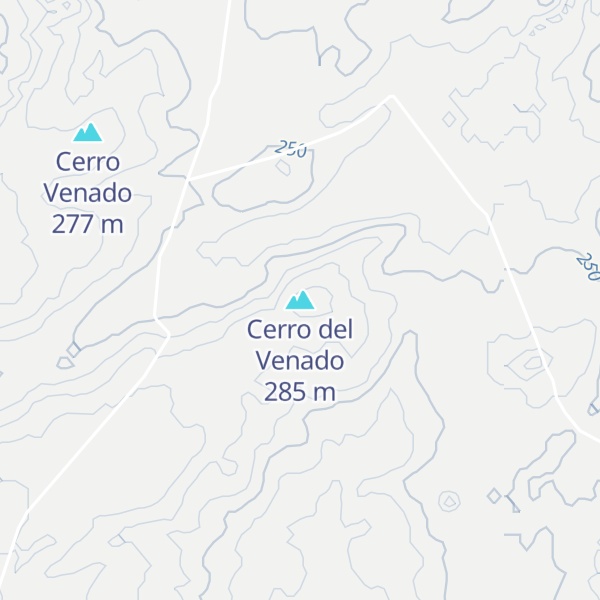 Map of Cerro del Venado
