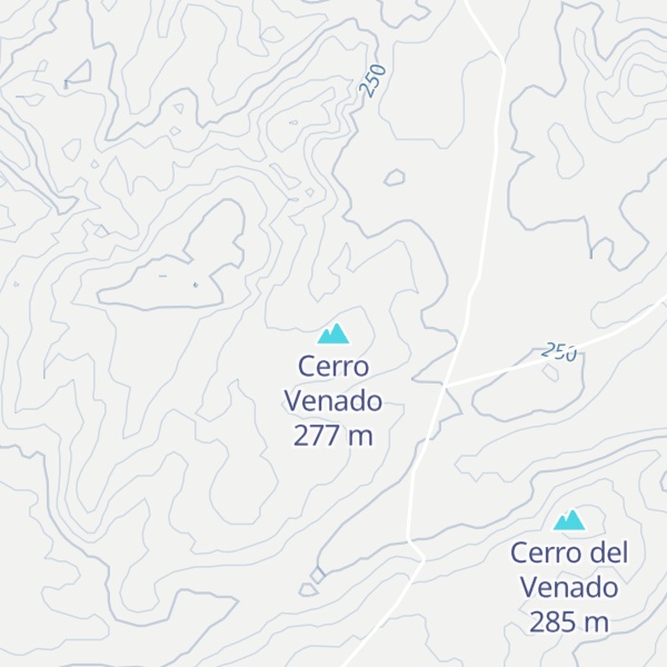 Map of Cerro Venado