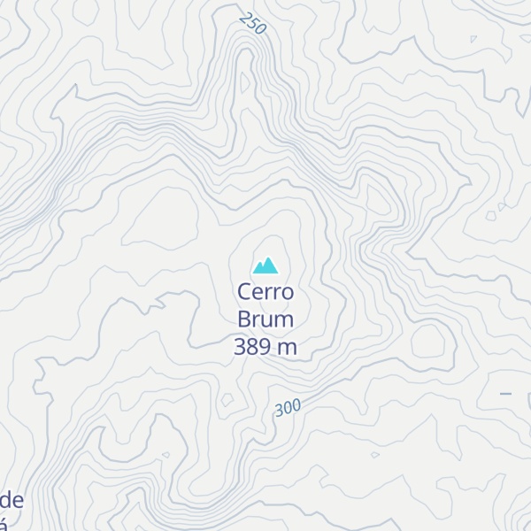 Map of Cerro Brum