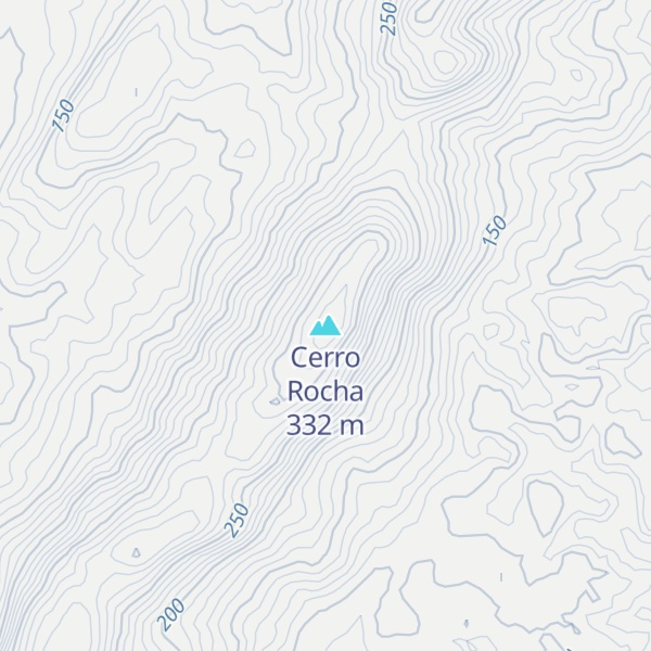 Map of Cerro Rocha