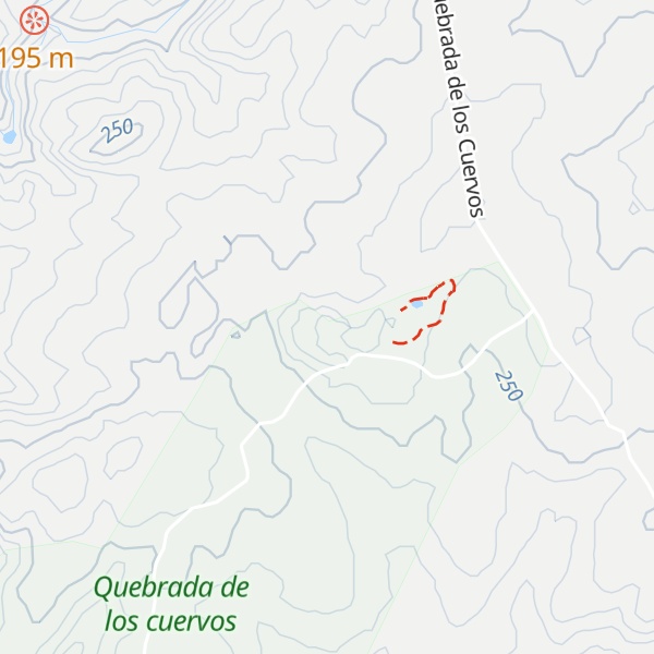 Map of Cabaña de Quebrada de los Quervos