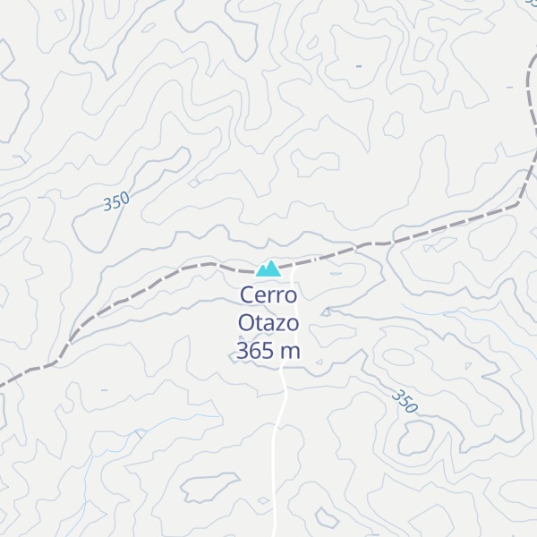 Map of Cerro Otazo