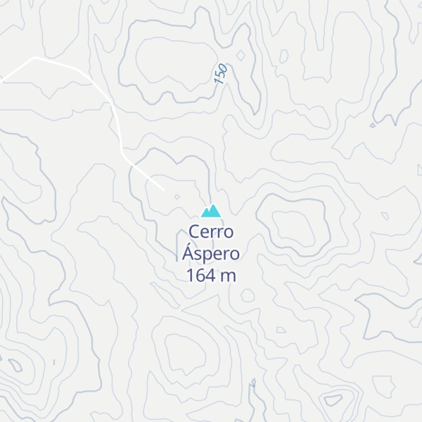 Map of Cerro Áspero