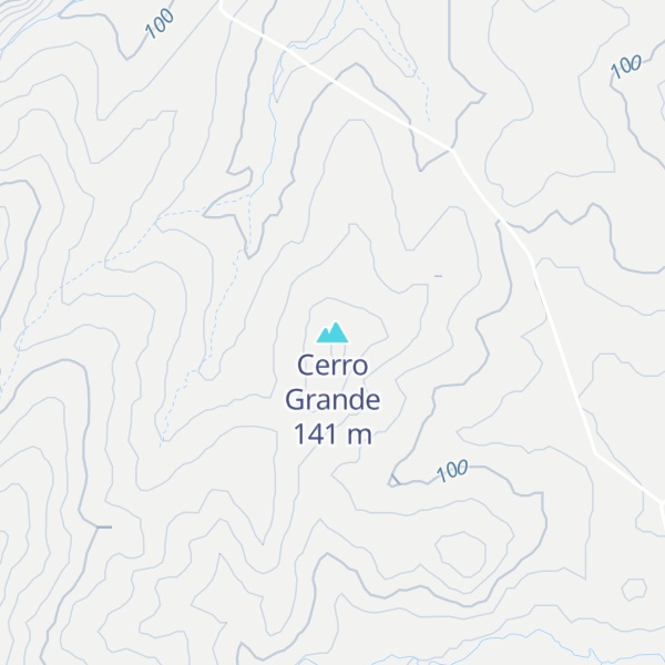 Map of Cerro Grande