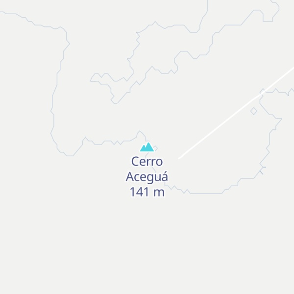 Map of Cerro Aceguá