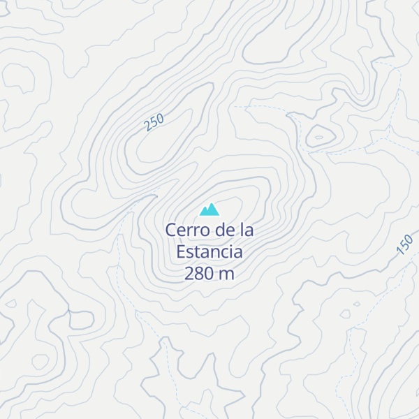 Map of Cerro de la Estancia