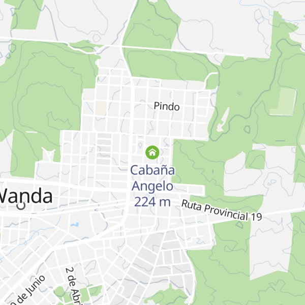 Map of Cabaña Angelo