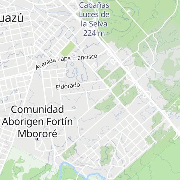 Map of Cabañas Saltos del Iguazú
