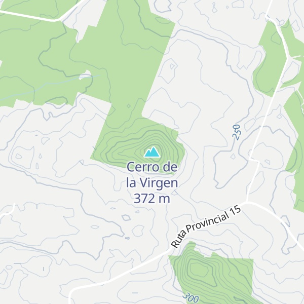 Map of Cerro de la Virgen