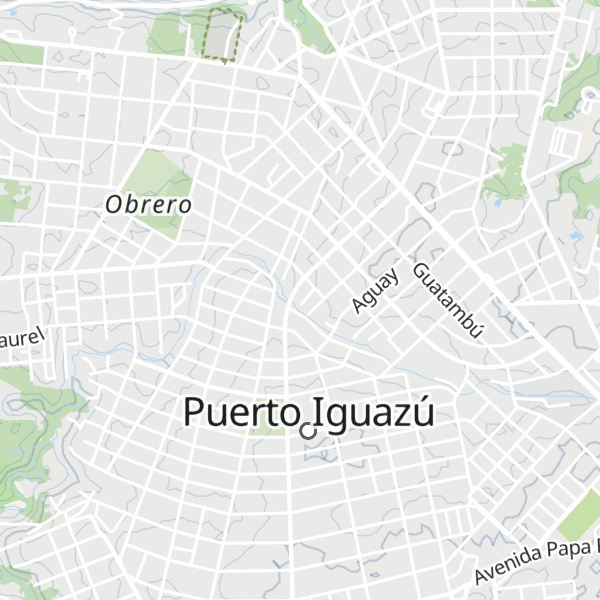 Map of Cabaña OMA Iguazú