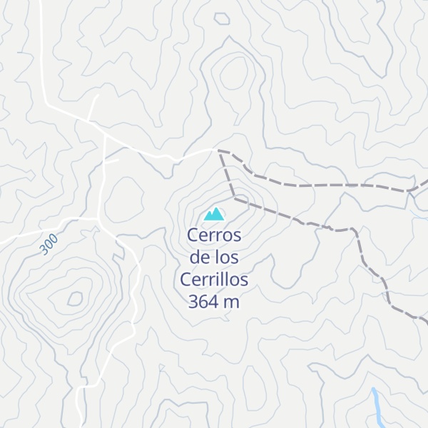 Map of Cerros de los Cerrillos