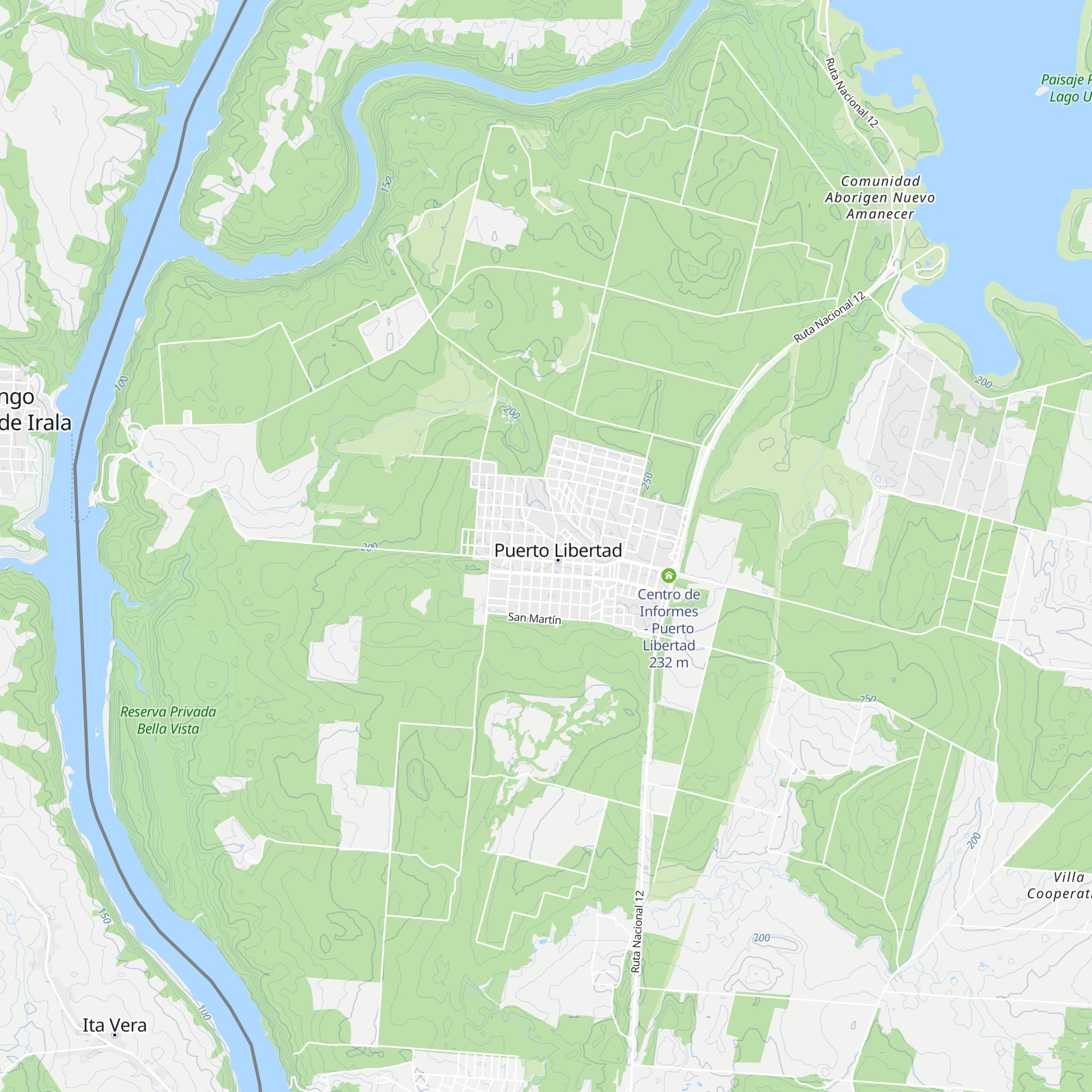 Cabañas GB map