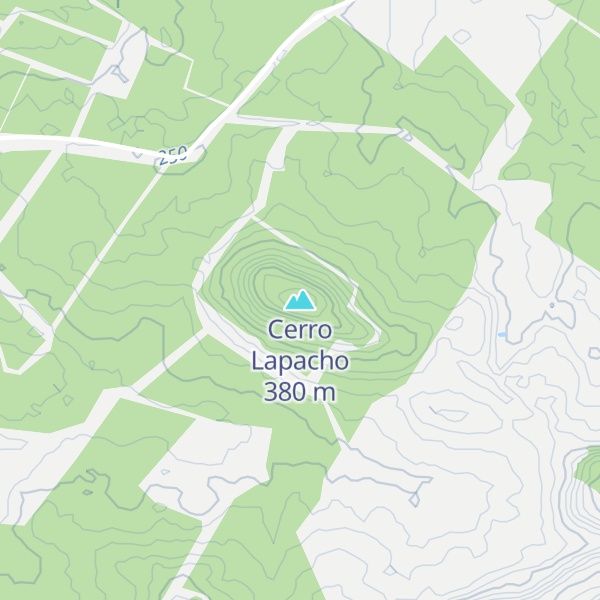 Map of Cerro Lapacho