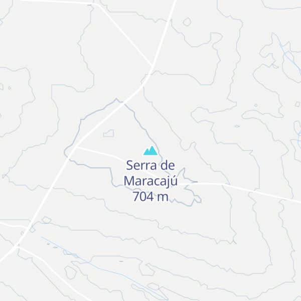 Map of Serra de Maracajú