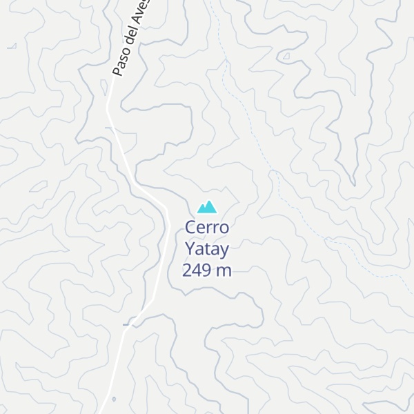 Map of Cerro Yatay