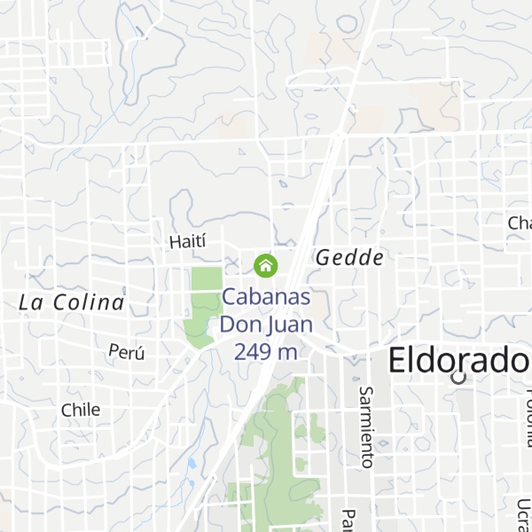 Map of Cabanas Don Juan