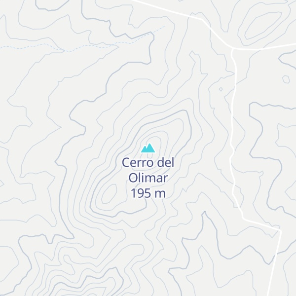 Map of Cerro del Olimar