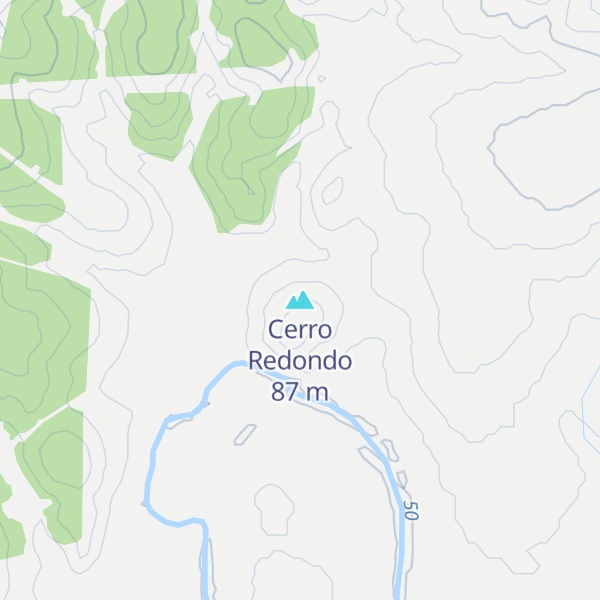 Map of Cerro Redondo