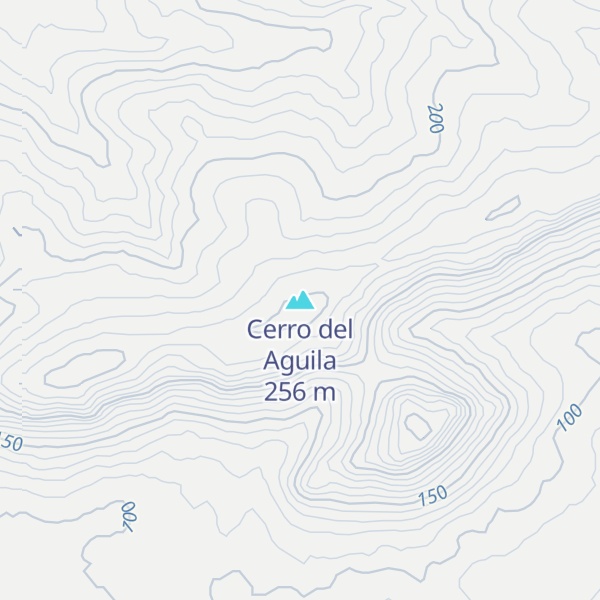 Map of Cerro del Aguila