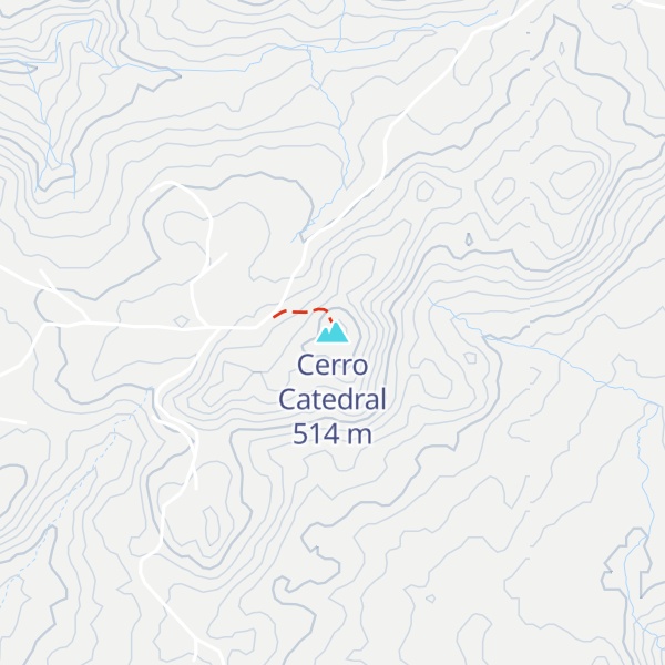 Map of Cerro Catedral