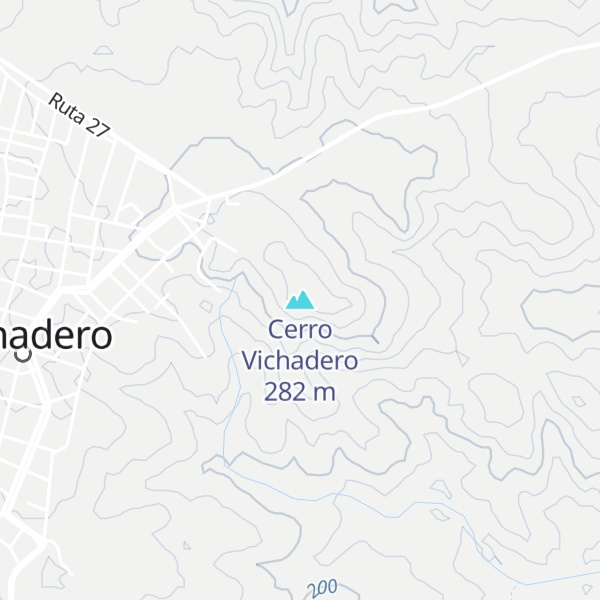 Map of Cerro Vichadero