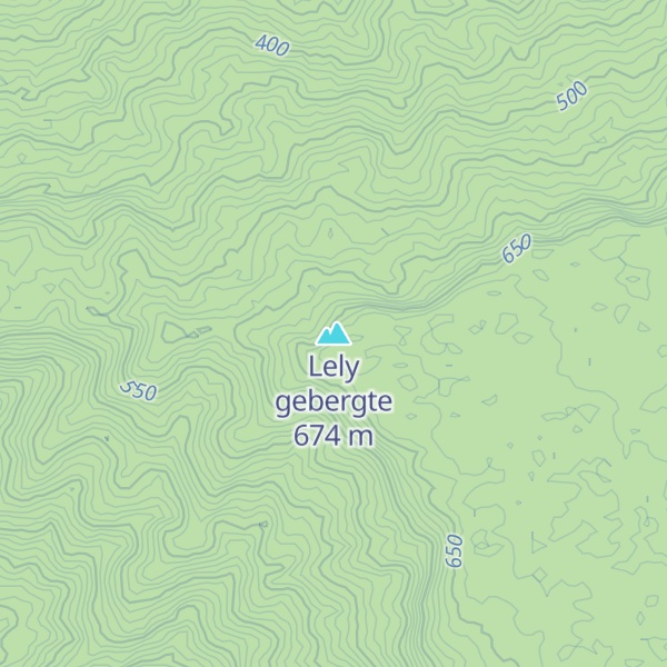 Map of Lely gebergte