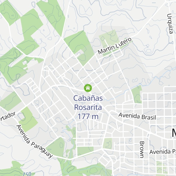 Map of Cabañas Rosarita