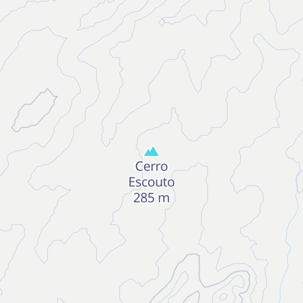 Map of Cerro Escouto