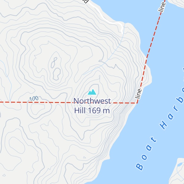 Map of Northwest Hill